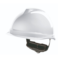MSA V-GARD 520 PROTECTIVE CAP WITH FAS-TRAC III WHITE