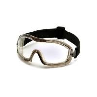 PYRAMEX SAFETY GOGGLE LOW PROFILE GRY CLEAR LENS AF
