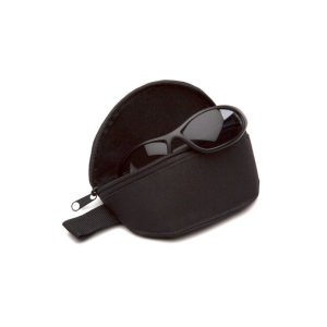 PYRAMEX SOFT ZIPPERED SPECS CASE BLACK