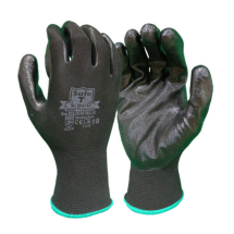 SAFE-T SMOOTH NITRILE GLOVE BLACK SZ 9 L SAFE-T SMOOTH NITRILE GLOVE BLACK SZ 9 L