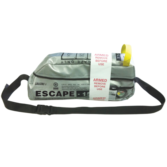 LALIZAS EMERGENCY EVACUATION BREATHING DEVICE ESCAPE-15 LALIZAS EMERGENCY EVACUATION BREATHING DEVICE ESCAPE-15