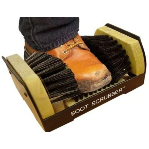 WORKSITE BOOT CLEANER SCRUBBER WITH WALL MOUNT AND ANCHOR