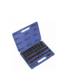 SEALEY 3/8" & 1/2" DRIVE IMPERIAL & METRIC IMPACT SOCKET SET 32PC AK681
