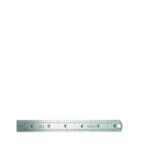 AOK STAINLESS STEEL STRAIGHT RULE - 6"/150MM