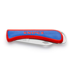 KNIPEX FOLDING KNIFE FOR ELECTRICIANS 120 X 34 X 14MM