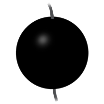 LALIZAS DAY SIGNAL BALL 600MM BLACK LALIZAS DAY SIGNAL BALL 600MM BLACK