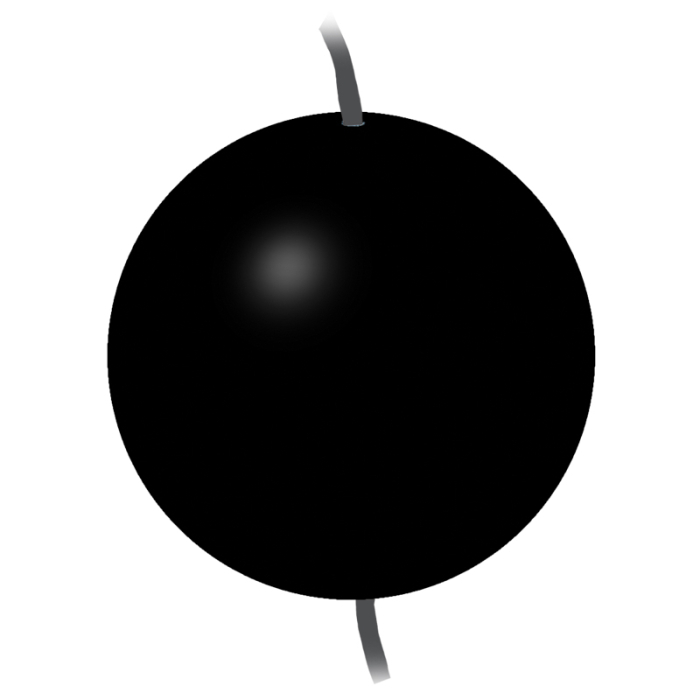 LALIZAS DAY SIGNAL BALL 600MM BLACK LALIZAS DAY SIGNAL BALL 600MM BLACK