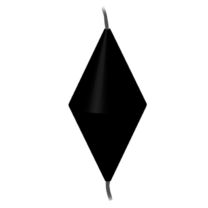 LALIZAS DAY SIGNAL DIAMOND 1200MM X 600MM BLACK LALIZAS DAY SIGNAL DIAMOND 1200MM X 600MM BLACK