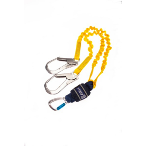 3M DBI-SALA EZ-STOP EXPANDER SHOCK ABSORBING ELASTICATED WEBBING TWIN LEG LANYARD 2M