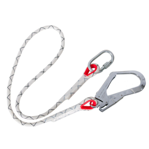 PORTWEST FP20 KERNMANTLE RESTRAINT LANYARD WHITE 1.5M