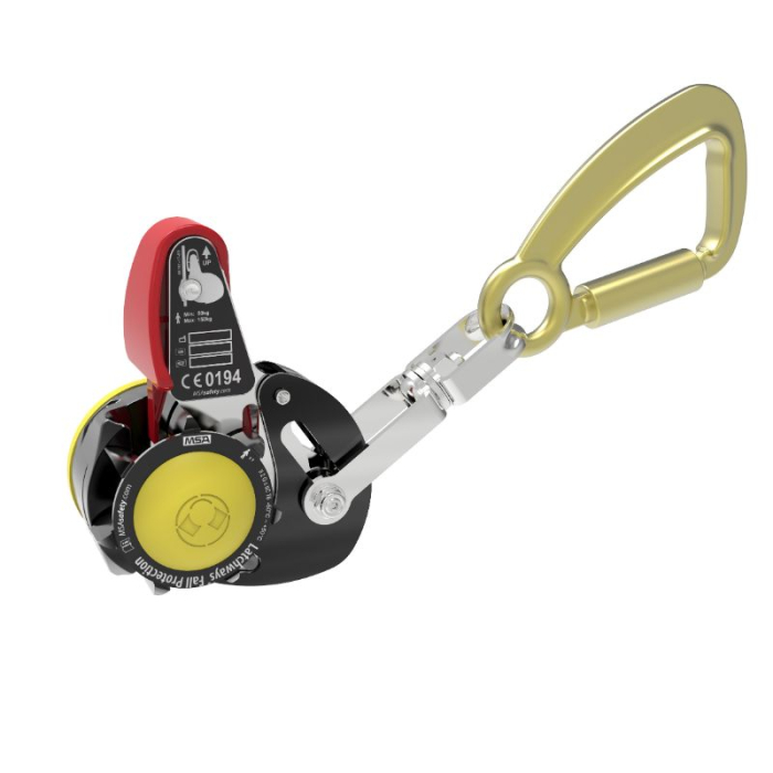 MSA LATCHWAYS VERTICAL TRAVELLER LADDERLATCH DEVICE MSA LATCHWAYS VERTICAL TRAVELLER LADDERLATCH DEVICE