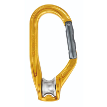 PETZL ROLLCLIP A CARABINER NON-LOCKING PULLEY PETZL ROLLCLIP A CARABINER NON-LOCKING PULLEY