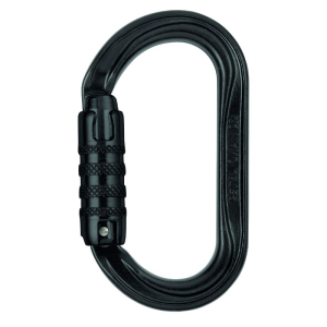 PETZL OXAN TRIACT LOCK CARABINER BLACK