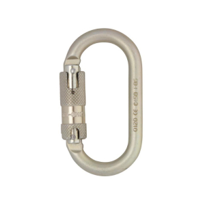 DMM 10MM STEEL OVAL KWIKLOCK CARABINER GOLD