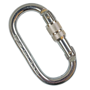 RIDGEGEAR 19MM STEEL SCREWGATE KARABINER RGK1