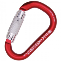 KONG TRIPLE ACTION COMPACT HMS AUTO CARABINER RED
