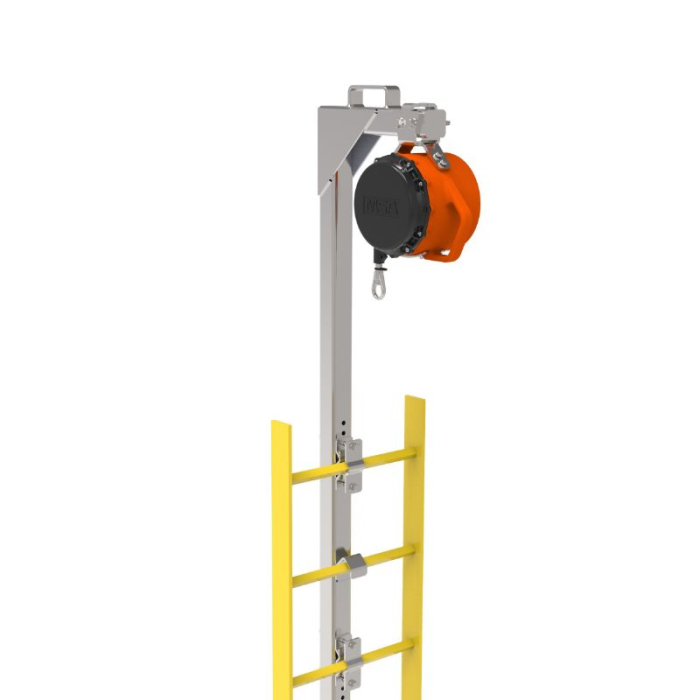 Latchways Rigid Post MSA Latchways SRLs MSA LATCHWAYS DAVIT POST SRL SS 252MM OFFSET - Gibb ...