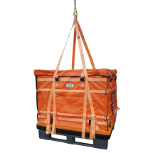EMG GIANT PALLET LIFTING BAG 1100L ORANGE WWL 1000KG EMG GIANT PALLET LIFTING BAG 1100L ORANGE WWL 1000KG