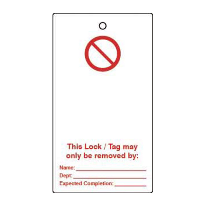 LOCKOUT TAGS BLANK DOUBLE SIDED 10 PACK LOCKOUT TAGS BLANK DOUBLE SIDED 10 PACK