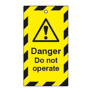 LOCKOUT TAGS DANGER DO NOT OPERATE DOUBLE SIDE 10 PACK LOCKOUT TAGS DANGER DO NOT OPERATE DOUBLE SIDE 10 PACK