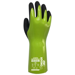 WONDERGRIP CHEM DEFEND NITRILE COAT 30CM GLOVE