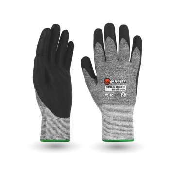 EUREKA DOUBLE SHELL NITRILE WINTER GLOVES CUT F EUREKA DOUBLE SHELL NITRILE WINTER GLOVES CUT F