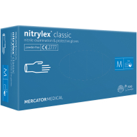 NITRYLEX DISPOSABLE NITRILE GLOVES BLUE BOX/100