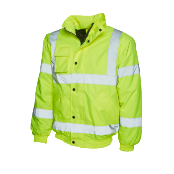UNEEK HI-VIS BOMBER JACKET CLASS 3 UC804 UNEEK HI-VIS BOMBER JACKET CLASS 3 UC804