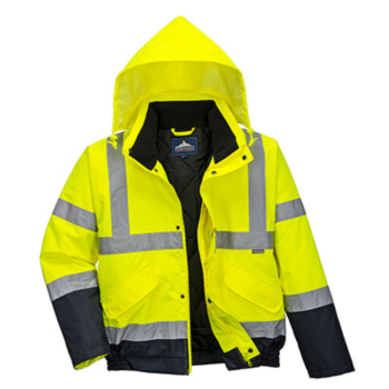 PORTWEST HI-VIS BOMBER JACKET S226