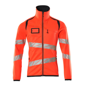 MASCOT ACCELERATE SAFE HI-VIS FLEECE JUMPER WITH ZIP