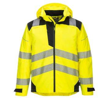 PORTWEST HI-VIS EXTREME RAIN JACKET YELLOW/BLACK PORTWEST HI-VIS EXTREME RAIN JACKET YELLOW/BLACK