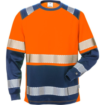 FRISTADS HI-VIS LONG SLEEVE T-SHIRT CLASS 2 7457 THV FRISTADS HI-VIS LONG SLEEVE T-SHIRT CLASS 2 7457 THV