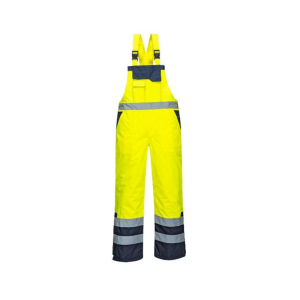 PORTWEST LINED BIB & BRACE S489
