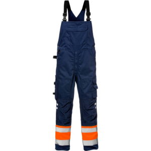 FRISTADS HI-VIS BIB & BRACE CLASS 1 1025 PLU