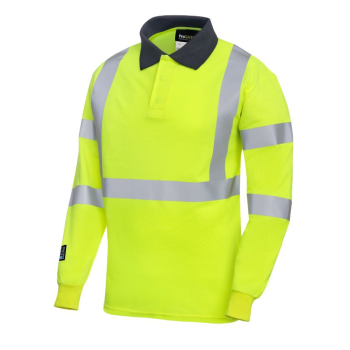 PROGARM POLO SHIRT ARC 5.6CAL HI-VIS PROGARM POLO SHIRT ARC 5.6CAL HI-VIS