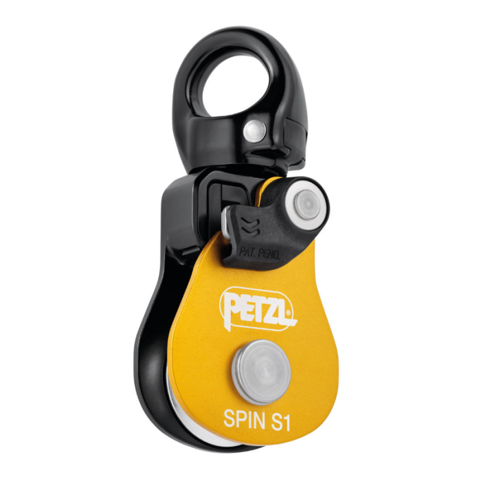 PETZL SPIN S1 COMPACT SINGLE SWIVEL PULLEY