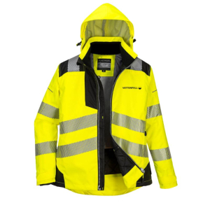 VAT013 PORTWEST LADIES WINTER HI-VIS PW382 JACKET C/W VATTENFALL LOGOS