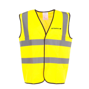 VAT013 UNEEK CLASS 2 HI-VIS WAISTCOAT UC801 C/W VATTENFALL LOGOS