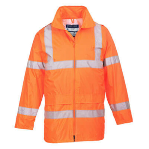 VAT013 PORTWEST HI-VIS RAIN JACKET H440