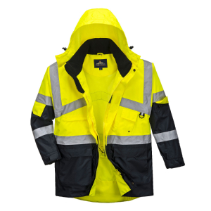 ENE006 PORTEST RAIN BREATHEABLE HI VIS JACKET