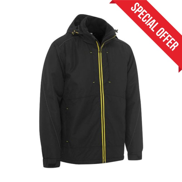 BISLEY WORKWEAR FLEX & MOVE HEAVY DUTY DOBBY JACKET BISLEY WORKWEAR FLEX & MOVE HEAVY DUTY DOBBY JACKET